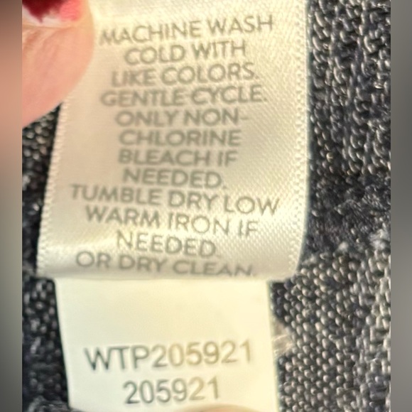 J. Jill Pure Jill Navy Black Stripe 3/4 Sleeve Top New With Tags Women Size XL - Picture 7 of 7